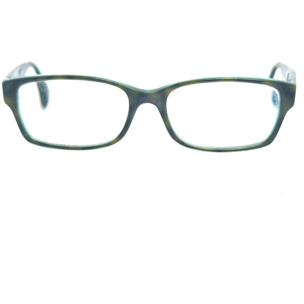 Coach Eyeglasses Frames HC 6040 5116 Brown Teal Full Rim‎ 50-16-135 15998